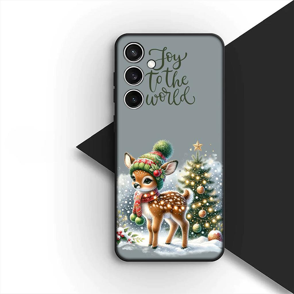 Deer Merry Christmas Tree Decoration Phone Cover for Apple iPhone 17 Pro XS Max Air 6 7 8 Plus 5 + SE 2022 SE2 17E Case