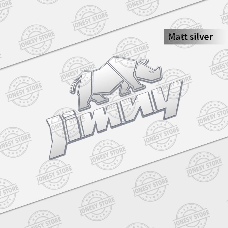 1 Set Auto Metall Nashorn Jimny Kühlergrill Logo Auto Styling 3D Abzeichen Aufkleber Kofferraum Aufkleber Für Suzuki Off Road Jb74 Jb43 Jb64 Jb53 Jb32