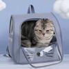 The cat bag is portable, lightweight, breathable, portable, and a double-shoulder pet bag for pets