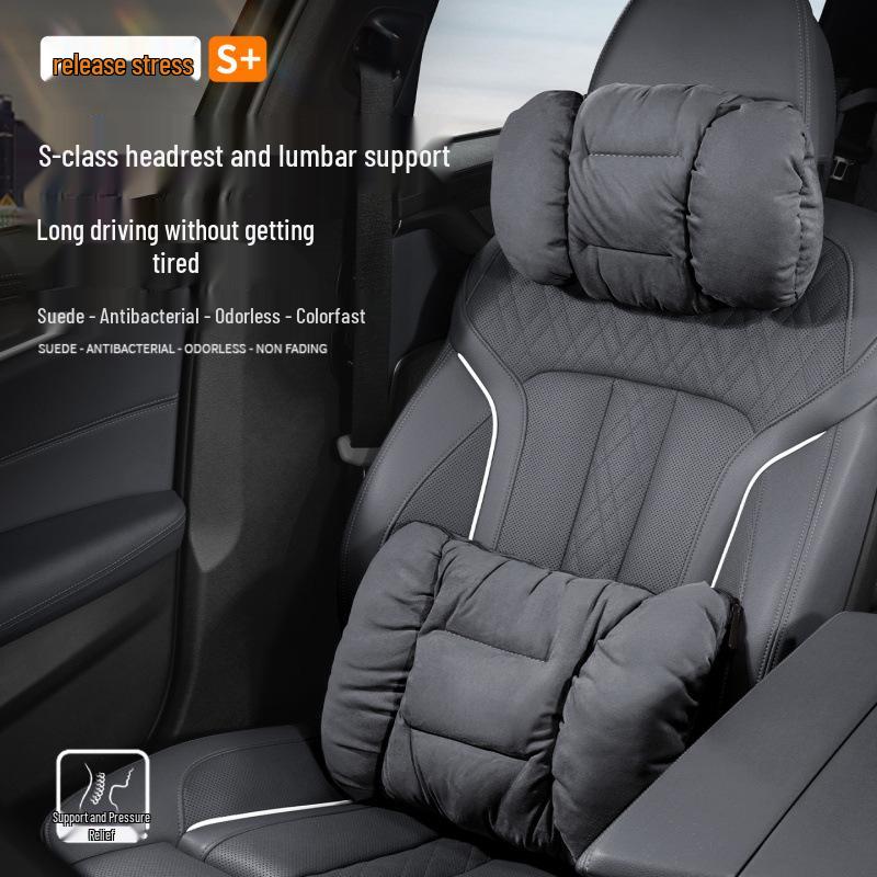 Honda Car Accessories: Flannel Headrests, Lumbar Supports & Neck Pillows for CRV, Fit, 11th Gen Civic & Accord.