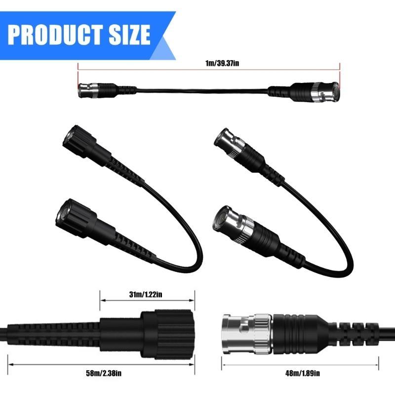 Multipurpose BNC Test Cable for All BNC Female Connectors Convenient for High Performances Signal Tests Daily Use D57B
