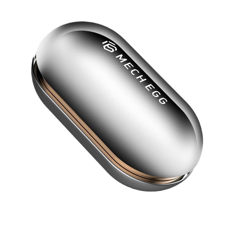 

EDC Механический слайдер Магнитная толкающая карта Тактильная монета толкающая пластина Антистрессовая игрушка Мини Фиджет Крутые вещи Взрослые Металл серебряный