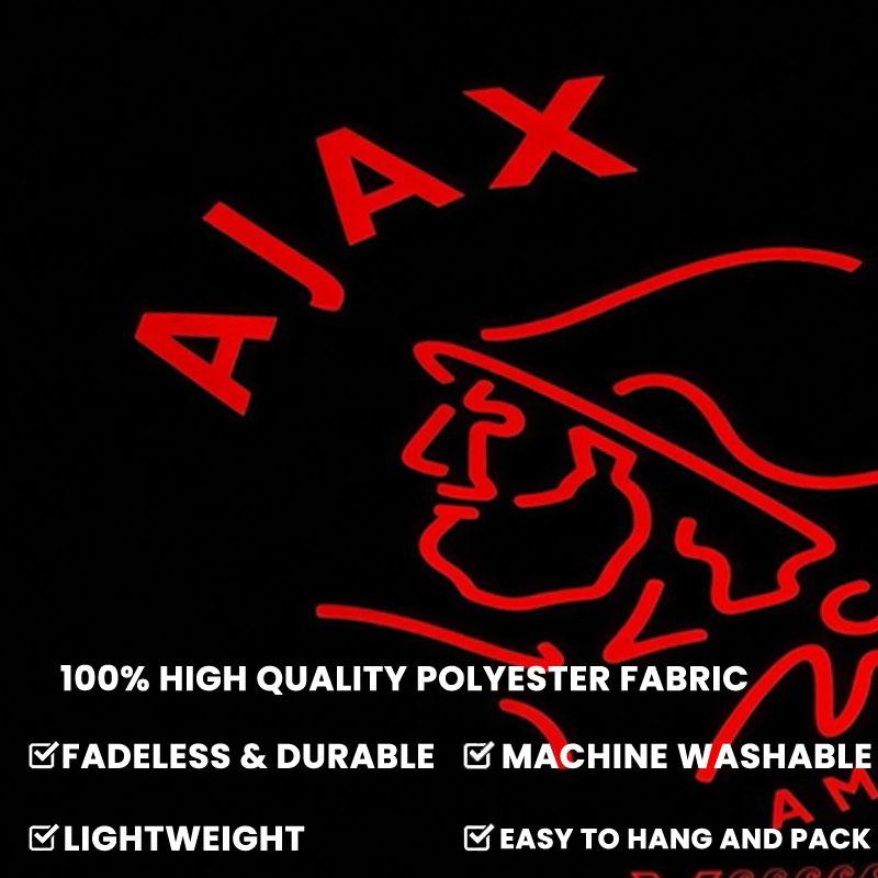 AFC Ajax Custom Name Wall Tapestry Aesthetic Wall Hanging Printed Fabric Blanket Decorative Tapestries for Bedroom Living Room Home Decor