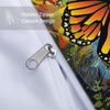 3-piece butterfly printed down duvet cover (1 down duvet cover+2 pillowcases, no core) bedding set soft and comfortable