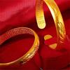 Bracciale Aperto Drago e Fenice Dorati: Regalo Elegante, Versatile e Propizio per Donne e Mamme
