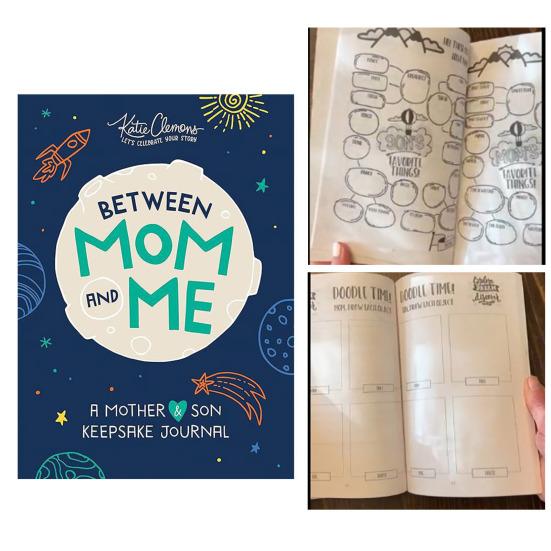 Mother Son Journal Teenage Boys Fun Prompt Notebook Thick Smooth Paper Family Journal