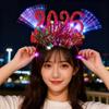 Light Up Crowns Head Hoop Hair Ornament Hair Styling Tool for Children Adults Photo Props