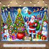 2D Graphic, Suitable for Photo Booth, Christmas Decorations, Christmas Background Wall, Merry Christmas Banner
