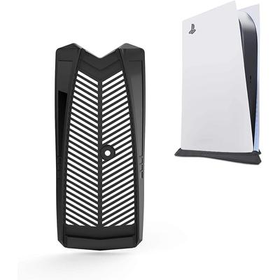 PS5 Vertical Stand for Playstation5 Digital Edition PS5 DE with Built-in Cooling Vents and Non-Slip Feet