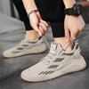 Men's shoes summer breathable deodorant fly-woven mesh mesh shoes non-slip soft-soled casual running shoes