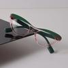 High Quality Luxury Cat Eye Frame Eyeglass Women Men Minimalist Transparent Glasses Cool Clear Lens Frame Glasses Oculos