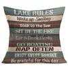 Retro nostalgic style text printed linen pillowcase, living room sofa cushion cover, home decoration  throw pillows 40x40