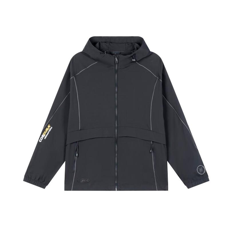 Li Ning Trench Coats Men s Black Hooded Moderate Other AFDV209-7 L