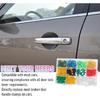 80PCS Car Door Lock Rod Clip Assortment Kit, Left & Right Door Handle Rod End Retainer Latch Locking Clip, Auto Tailgate Handle Push Clamp