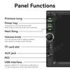VENBES Autoradio 7 Zoll Touchscreen Universal 1 DIN MirrorLink, Bluetooth, USB/TF/FM CVBS Kamera
