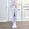 Leggings Sexy da Donna Cavallo Aperto Collant Erotici Traforati su Tutti i Lati Alta Elasticità Lingerie Calze Elastiche Trasparenti