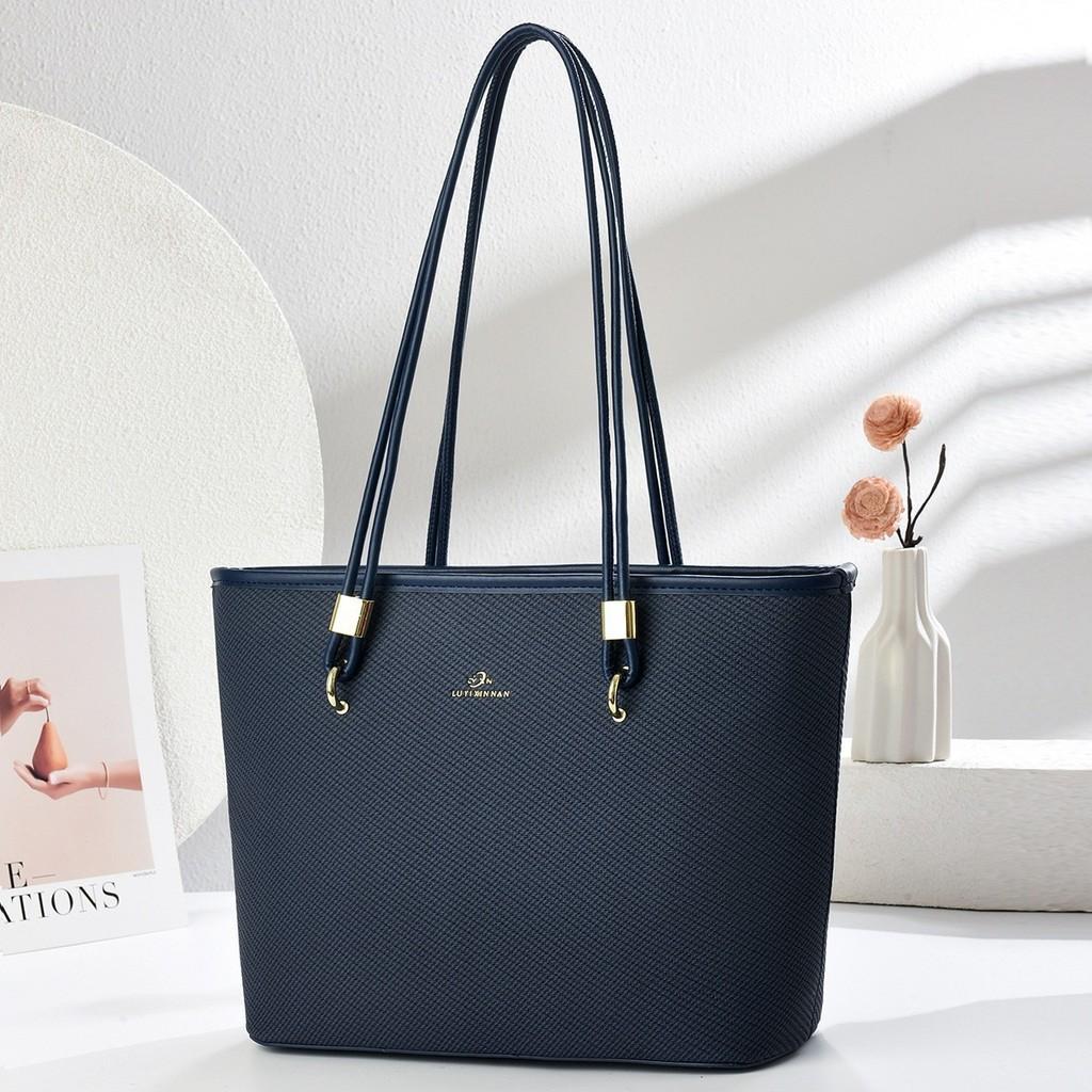 Tote Bag For Women Large Pu Handbag With Zipper Pockets For Daily Use