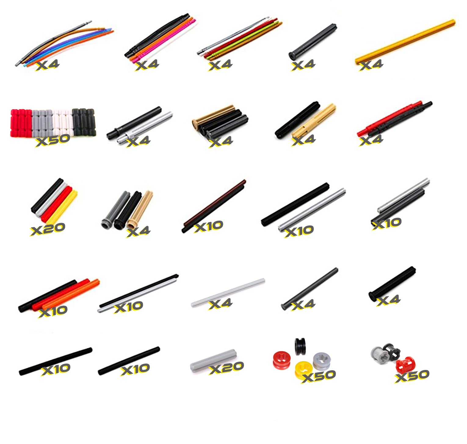 

Technic Parts Lego Blocks Pin Lift Arm Beam Axle Panel Car Building Blocks Совместимость с MOC 312PCS