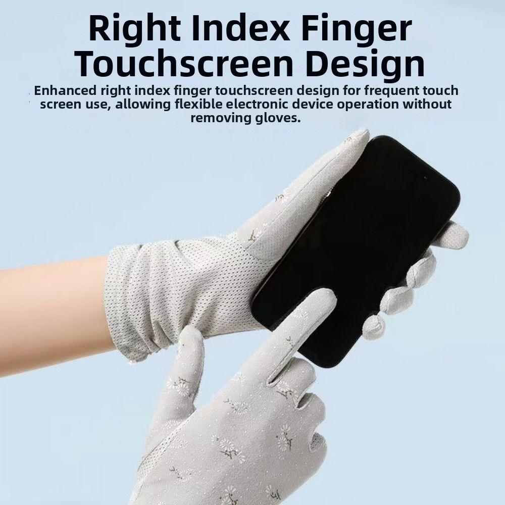 Breathable Women's Summer Gloves Mid-length Sleeve Cycling DrivingGloves Dress-Up Accessories