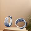 Versatile Multi-Layer Earrings: Fashionable Korean Style Ear Studs, Hoops & Cuffs with a Cool, High-End Feel for Women