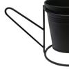 Langlebiger Blumenhalter Blumentopf Garten Pflanzgefäß Eimer Behälter Metall Vintage Für Innen