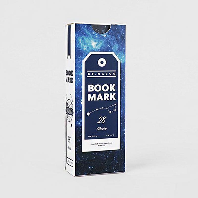 28 Pcs/Set Retro Art Bookmarks Paper Creative Vintage Cartoon Hand Account DIY Decor Bookmark Stationery Student Office Supplies