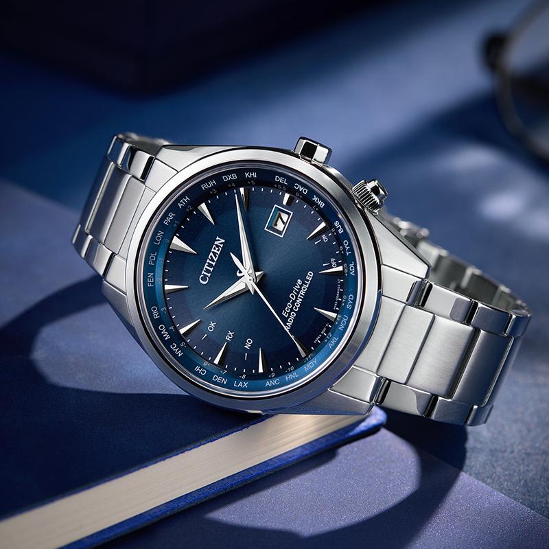 Citizen Sky Eagle Collection Light Powered Quartz Movement Stainless Steel Strap Watch Unisex CB0270-87L