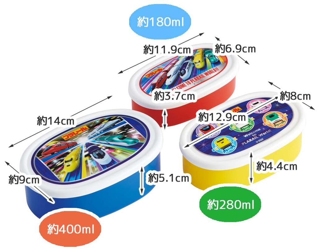 Skater Lunch Sealable Storage Made in Japan Medium Small Set of Super Mario SRS3SAG Boxes, Containers, (Large 400ml, 280ml, 180ml), 3, Ag+