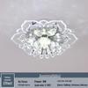 Modern Minimalist Ceiling Light - Embedded Crystal Lamp for Living Room, Corridor, and Aisle