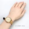 Casio LTP-VT03GL-4B Women's Analog Quartz Watch, Pale Orange Metallic & Beige Leather Band