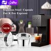 [YK01] Reusable Coffee Capsule Refillable Filter 304 Stainless Steel Cream Maker for Lavazza Blue Espresso Point Tchibo Cafissimo K Fee