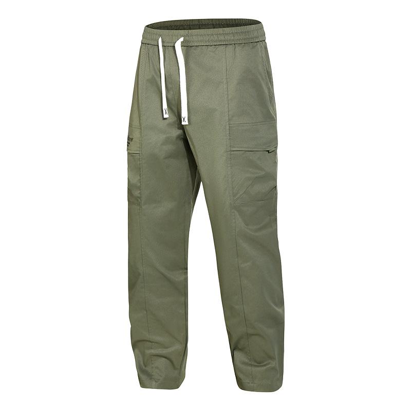 Men's Casual Pants Autumn Thin Loose Straight Pants New Autumn Overalls