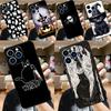 Witch Black Cat Case For Oppo A17 A60 A40 A80 A16 A76 A96 A98 A58 A78 A18 A38 A57 A74 A54 A94 A15 A5 A6 Pro