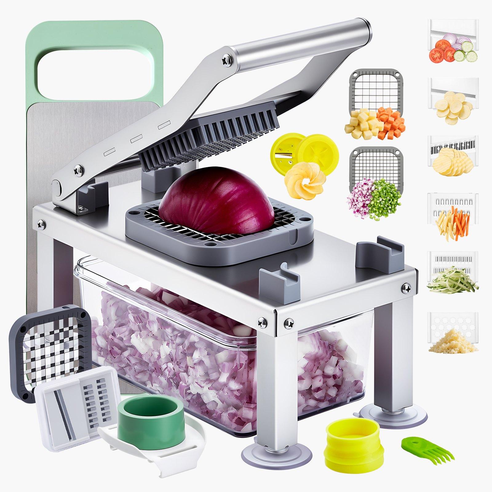 VEVOR Vegetable Chopper Mandoline Slicer, All-in-1