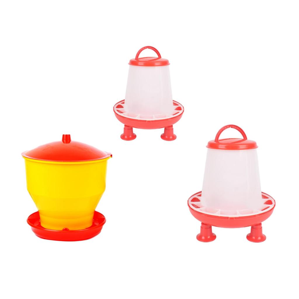 Chicken Feeder Large Capacity Detachable Pigeon Feeder for Quail Parrot Duck