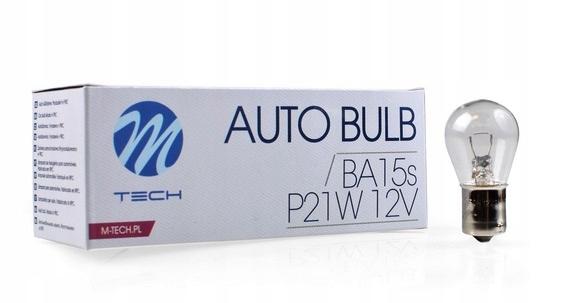Bulbs P21W 17506 12V 21W BA15s -TECH 10 pieces