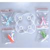 Cheerson CX-10 Part White Blade Guard Cover Protector with 16PCS Propeller Blade Blue Green Red