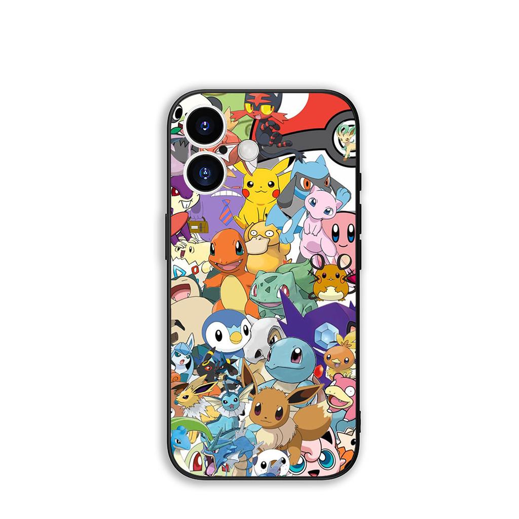 For Motorola Moto G04 G13 G14 G45 G22 G23 G20 G32 G34 G35 G64 G82 G84 G53 G60 E14 E15 E13 Case P-Pokemons GO P-Pikachus Gengar