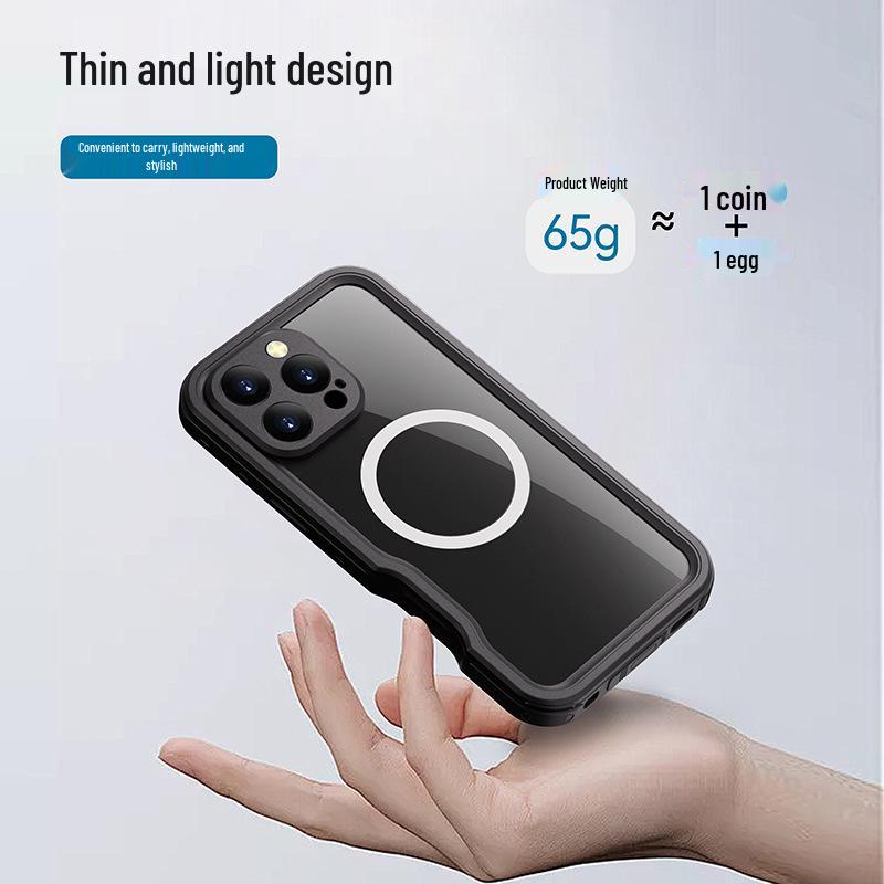Red Pepper iPhone 16 Pro Max Waterproof Shockproof Diving Case