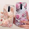 Clear For Realme X2Pro RMX1931 Casing For Realme X2 Pro Case Luxury Fashion Butterfly Funny Cute Painted Cover