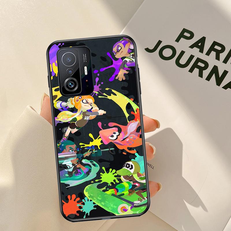 Game Splatoon Case For POCO X5 Pro X3 X4 F4 GT F3 C40 M5s F5 Pro Cover For Xiaomi 11T 12T 12 13 Pro Lite