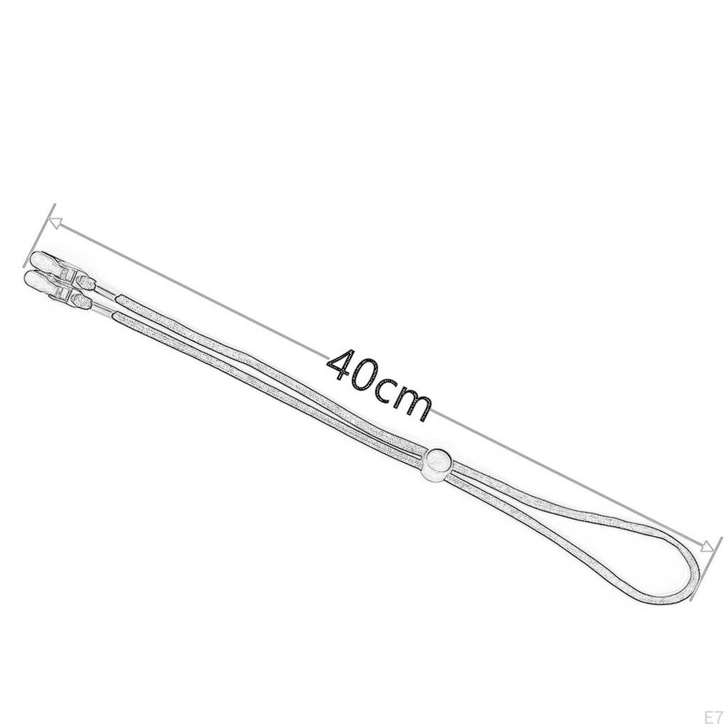 Hutband-Clips Kappe mit Kordelzügen Polyester Leinen-Clip Halter für Camping