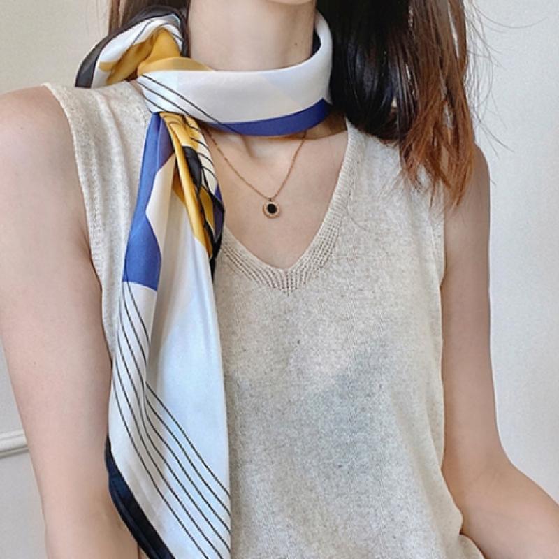 Shop Women S Formal Style Premium Square Pattern Scarf wdmS wSc tS14527618