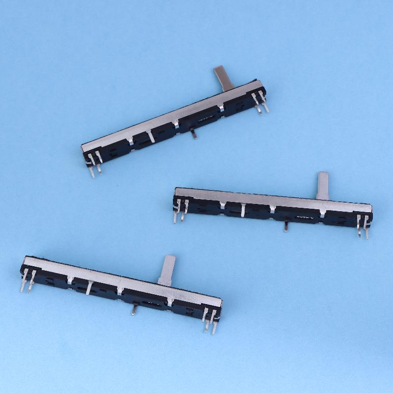 1pcs 75mm Straight Slide Potentiometer 8Pins A103 Double Fader A10K Soundcraft EFX8 Fader A10Kx2 A20KX2 A50KX2 B10KX2 A103 A203