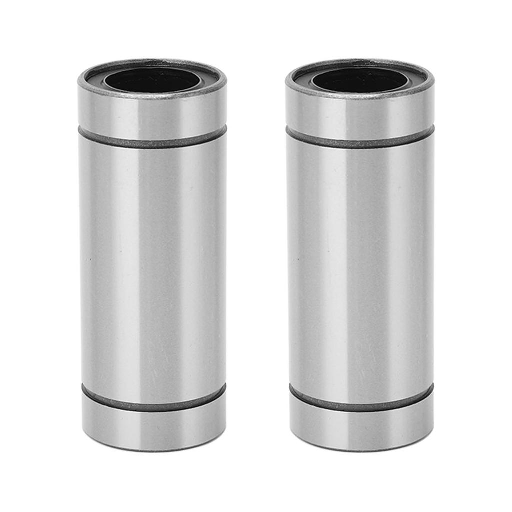 2 st Linjärrörelselager Stål 20 mm ID 32 mm OD 80 mm Längd LM20LUU för Maskinutrustning