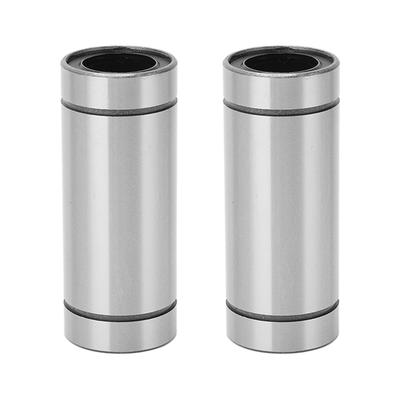 2Pcs Linear Motion Bearing Steel 20mm ID 32mm OD 80mm Length LM20LUU for Machine Equipment
