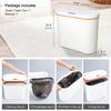 Automatic Trash Can with Essential Oil Diffuser,Bathroom Trash Cans with Lid,Motion Sensor Touchless Trash Can Bedroom Kitchen