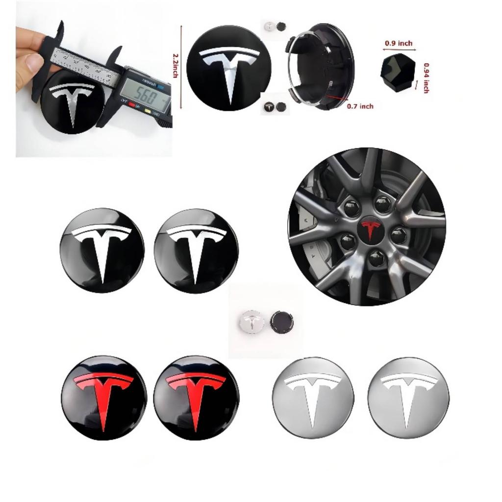 56MM 5Pcs 27PCS 31PCS For Tesla Model3 S/X Y Juniper Wheel Hub Cover Rim Center Cap Decoration Accessories Cybertruck Roadster