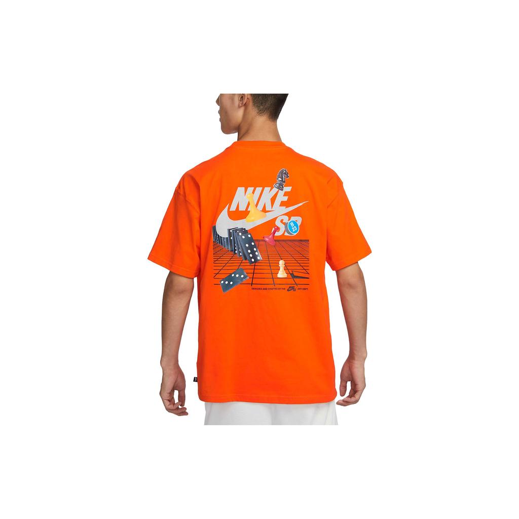 New Nike T Shirt Men's Safety Orange FJ1136-803