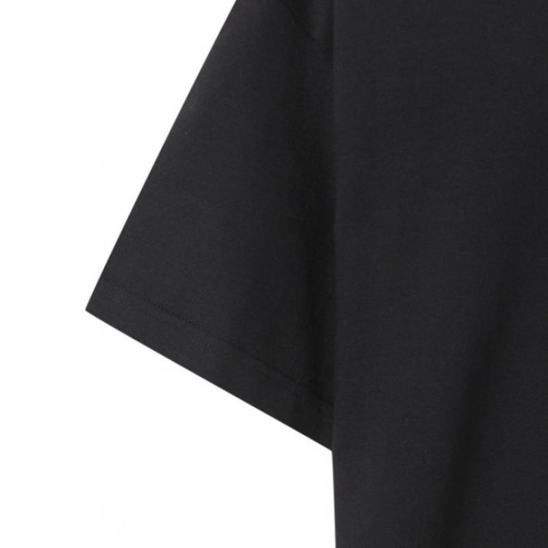 CusTomellow Black Graphic Half Sleeve T shirT cwTam25624bkx